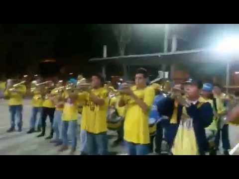 "Vamos a volver ! ! ! LA BANDA DEL LEOPARDO - FORTALEZA LEOPARDA SUR 2015" Barra: Fortaleza Leoparda Sur &bull; Club: Atlético Bucaramanga