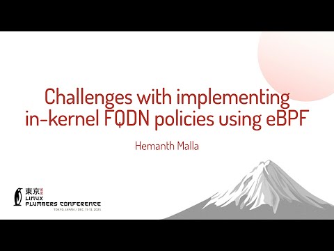 Challenges with implementing in-kernel FQDN policies using eBPF