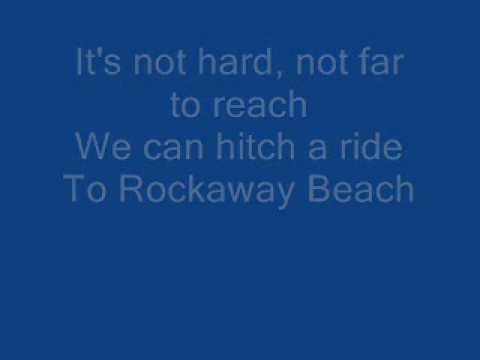Ramones - Rockaway Beach (Lyrics on screen)