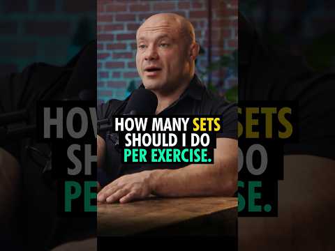 How Many Sets Should I Do Per Exercise? | Dr. Mike Israetel #shorts
