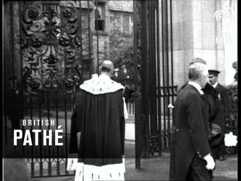 King's Tribute To His Father (1922)