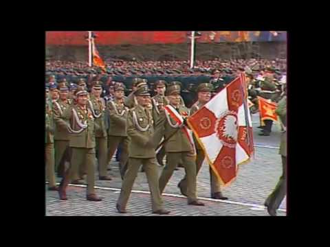 Polacy na Paradzie Zwycięstwa 1985 w Moskwie