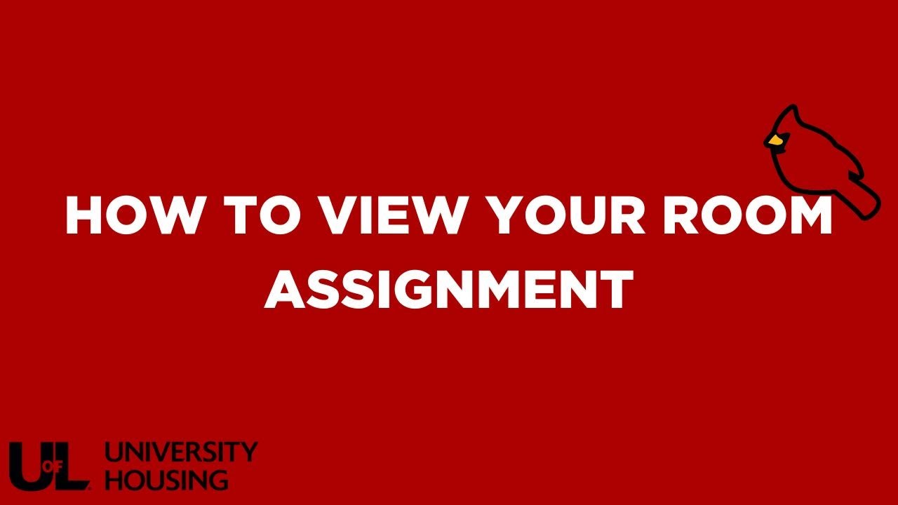 How To: View Your Room Assignment
