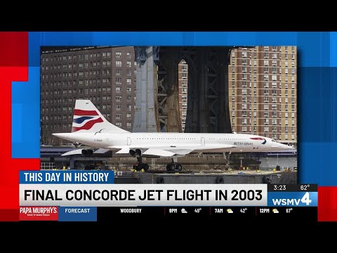 This Day in History: Concorde jet makes final commercial flight