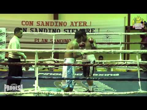 Josue Bendaña vs Lester Medrano - Pinolero Boxing / Boxeo Prodesa