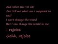 U2-Rejoice (Lyrics)