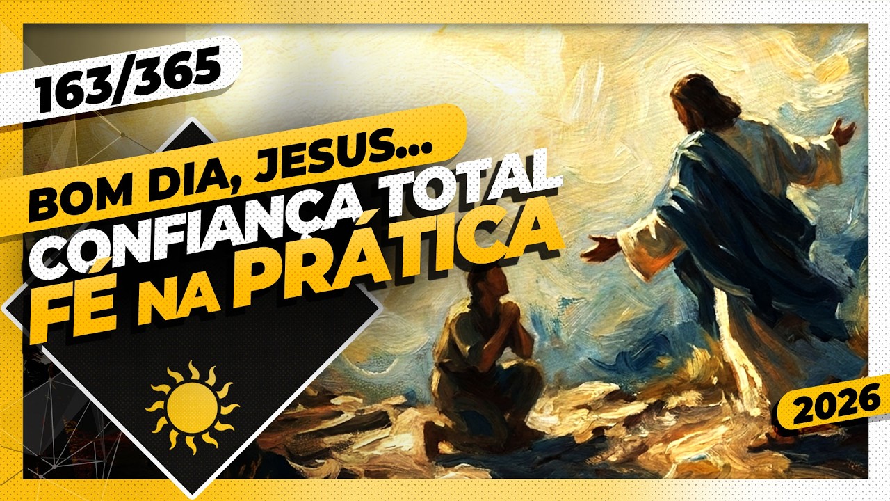 CONFIANÇA TOTAL: FÉ NA PRÁTICA - Bom dia, Jesus! 163/365 (2026)