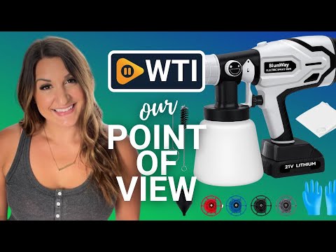 BlumWay Cordless Paint Sprayer - WTI product video review
