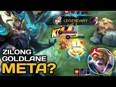 REACHING MYTHICAL GLORY USING ZILONG | INTENSE LATE GAME BATTLE | ZILONG BEST ITEM BUILD | MLBB