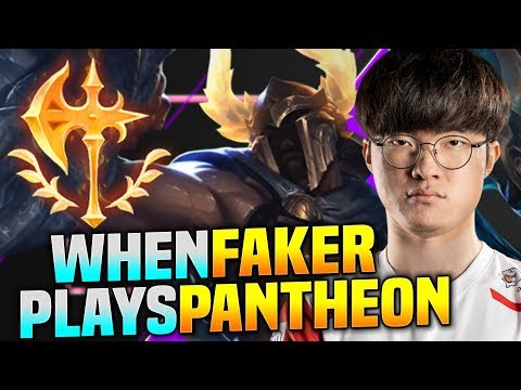 WHEN FAKER PLAYS PANHTEON MID! - SKT T1 Faker Plays Pnatheon vs Viktor Mid! | Season 2020 KR SoloQ