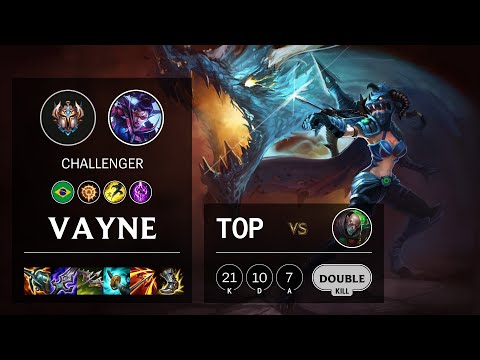Vayne Top vs Singed - BR Challenger Patch 10.25b