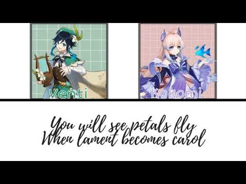 Genshin Impact Kokomi Venti Cover song: Rubia