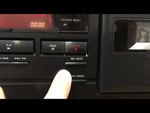 Tascam 102 MK II cassette deck from the mid 1990s.