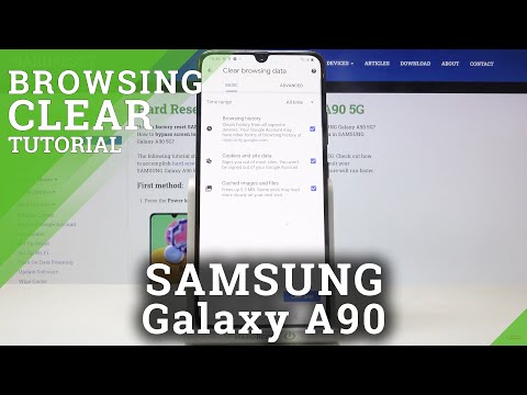 How to Clear Browsing Data in SAMSUNG Galaxy A90 5G – Clear Browser
