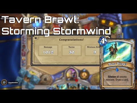 EASY 1000+ DAMAGE for Tavern Brawl: Storming Stormwind | (Hearthstone)