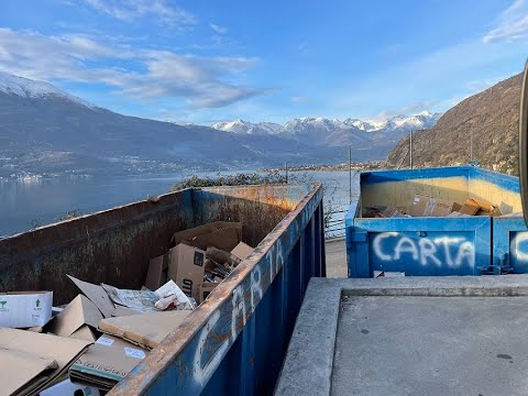 The Lake Como recycling centre experience: clearing the contents of our Lake Como house renovation
