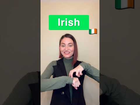 St. Patrick's Day Signs in American Sign Language - Part 1 #shorts