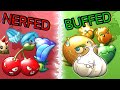 PvZ2 Reflourished All Plant Balance Changes Part 1