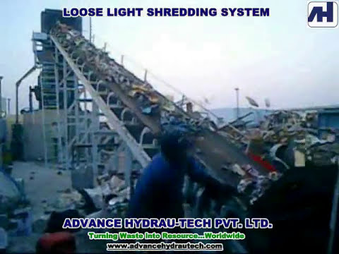 Metal Scrap Shredder Machine