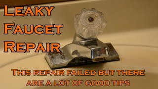 How To Fix a leaky faucet