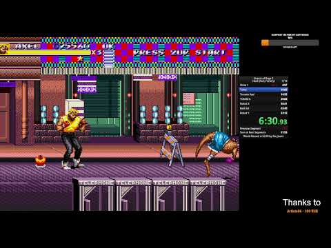 Streets of Rage 3 - Axel, Hard, SUB 50 speedrun (49:44) WORLD RECORD
