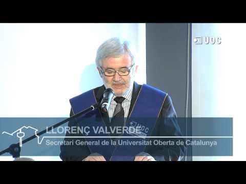 Reading of the Governing Council's Resolution by Llorenç Valverde