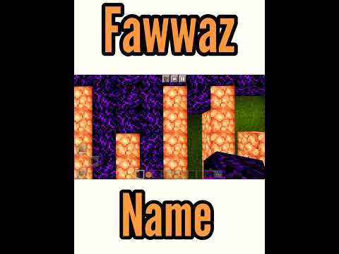 This video is for Fawwaz names #shorts #youtubeshorts