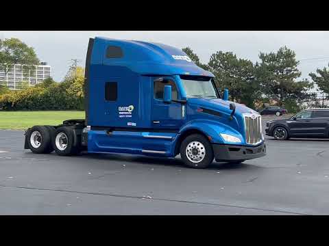 2023 Peterbilt 579, 124-inch x 80-inch Raised Roof Sleeper Cab Tractor.