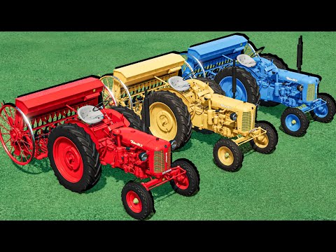 Garage With Colors - Mini Zetor Tractors Work Transport with  - TRUCKS - Farming Simulator 22
