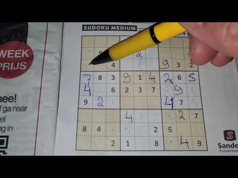 Daily Sudoku practice continues. (#3544) Medium Sudoku. 10-16-2021