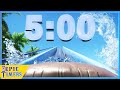 5 Minute Water Roller Coaster Ride Countdown Timer With Music