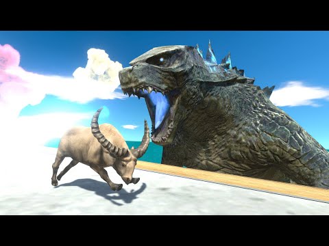 Run Away from Godzilla 2014 - Animal Revolt Battle Simulator