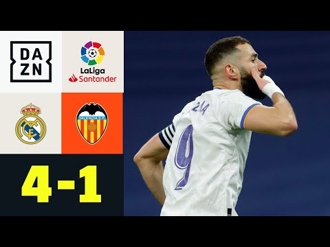 Dank Benzema und Vinicius! Real wieder in der Spur: Real Madrid – FC Valencia 4:1 | LaLiga | DAZN