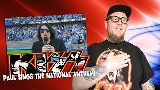 PAUL STANLEY of KISS Sings the National Anthem!