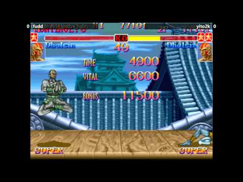 Super Turbo @ Fightmania - fudd (Dhalsim) vs yito2k (Dhalsim) [720p/60fps]