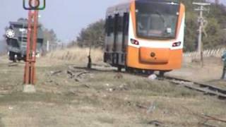 preview picture of video 'Tren de prueba de Ferrocentral pasando por Juárez Celman'