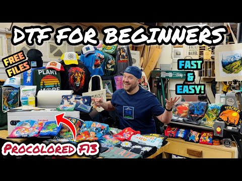 Intro to DTF Printing: Procolored F13, Tips, Tricks, Sales Ideas, & Free Design Files