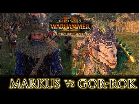 MARKUS vs GOR-ROK! - Hunter & Beast DLC Empire | Total War: Warhammer 2