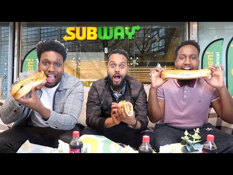 3 FOOT LONG SUBWAY EATING CHALLENGE | *LABO DAQIIQO KU DHAMEEY*