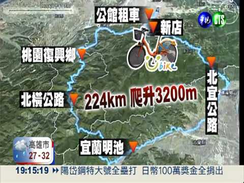 公館-桃園-宜蘭 U-bike騎士超猛