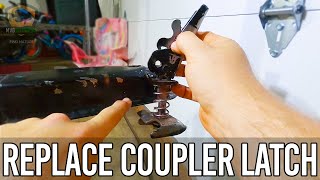 How To Replace Boat Trailer Coupler Latch - Quick & Easy Installation - Tow Hitch Repair