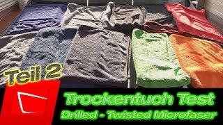 Trockentuch Vergleich - Nanolex Wizard of Gloss New Marlin Shiny Garage Profi Polish Twisted Towel