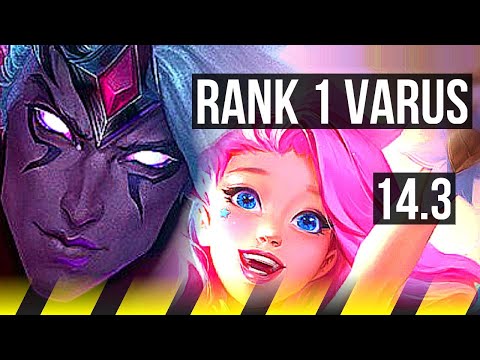 VARUS & Rell vs SERAPHINE & Pantheon (ADC) | Rank 2, Rank 1 Varus, Godlike | EUW Challenger | 14.3