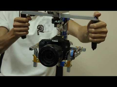 Двухосевой подвес для камер GoPro (черный)