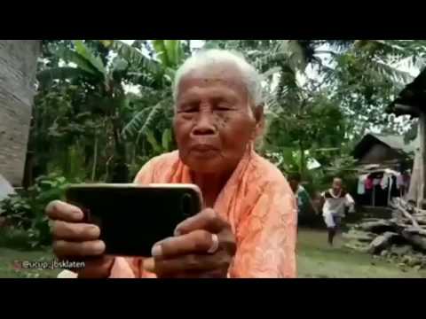 Mbah minto klaten jago maen hp game tembak tembakan|viraL