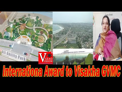 Internationa Award to Visakha GVMC 3rd Place Smart City Expo World Congress in Spain Vizagvision