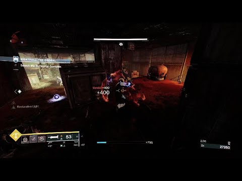 Destiny 2 NightFall The Disgraced - Master 1280 - Solo Flawless - Hunter - Lament