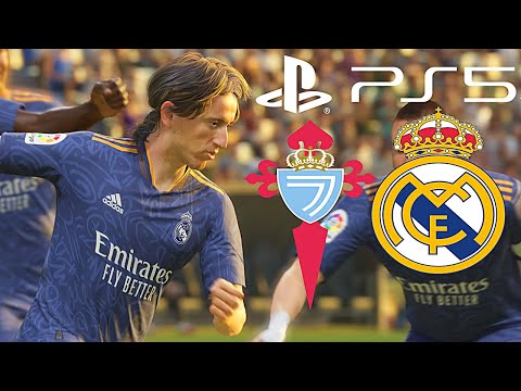 REAL MADRID vs CELTA VIGO | FIFA 22 PS5 Laliga Realistic Gameplay & Prediction 04/03/2022