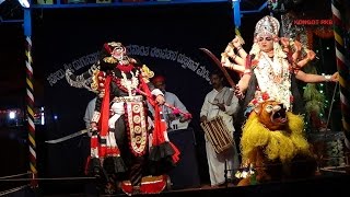 preview picture of video 'Yakshagana -- Manohar rai bellare as Shri devi - Mahisha vadhe'