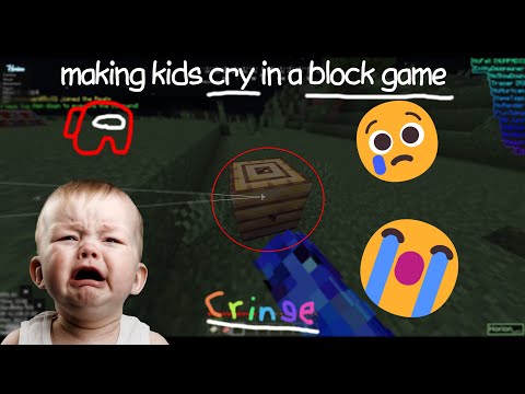 Making kids CRY on Minecraft... (Trolling, Griefing, Hacking.)